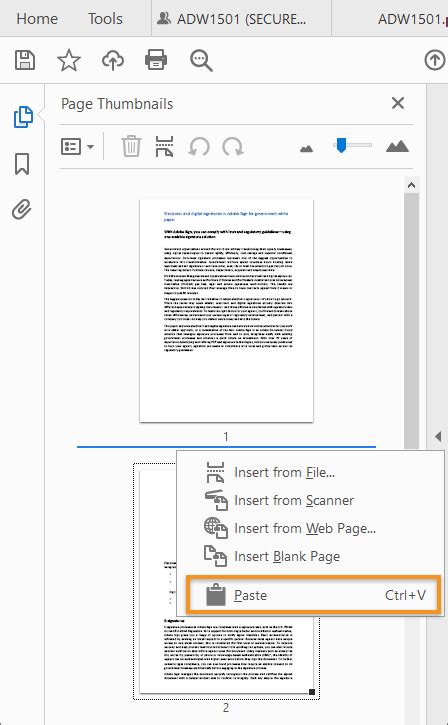 Rotate, move, delete, and renumber PDF pages in .